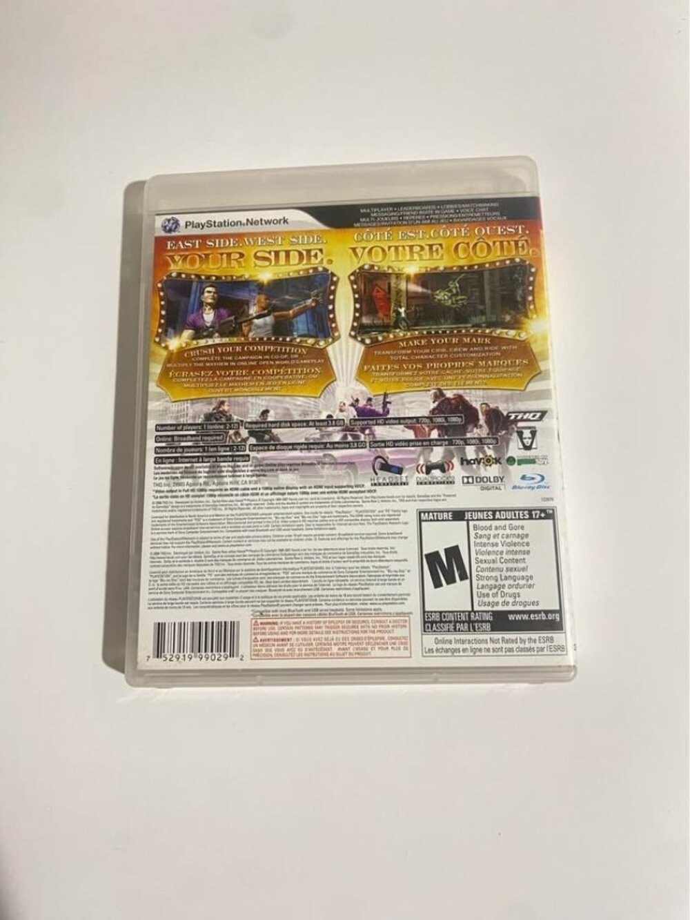 PlayStation 3 Saints Row 2 [Greatest Hits] CIB Complete Vintage Video Game - Picture 2 of 8